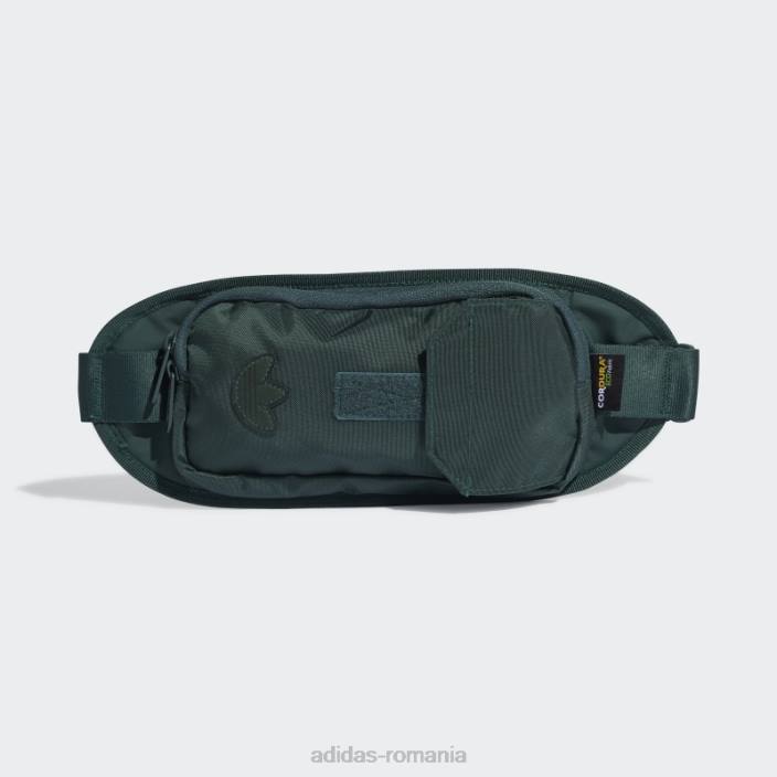 Adidas geanta de talie adicolor contempo verde mineral unisex verde mineral 2JBN15610