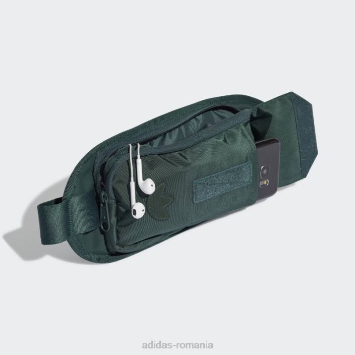 Adidas geanta de talie adicolor contempo verde mineral unisex verde mineral 2JBN15610