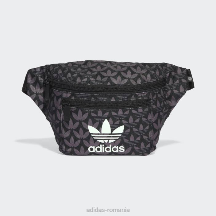 Adidas geanta de talie monogram neagra adidas unisex negru 2JBN7638