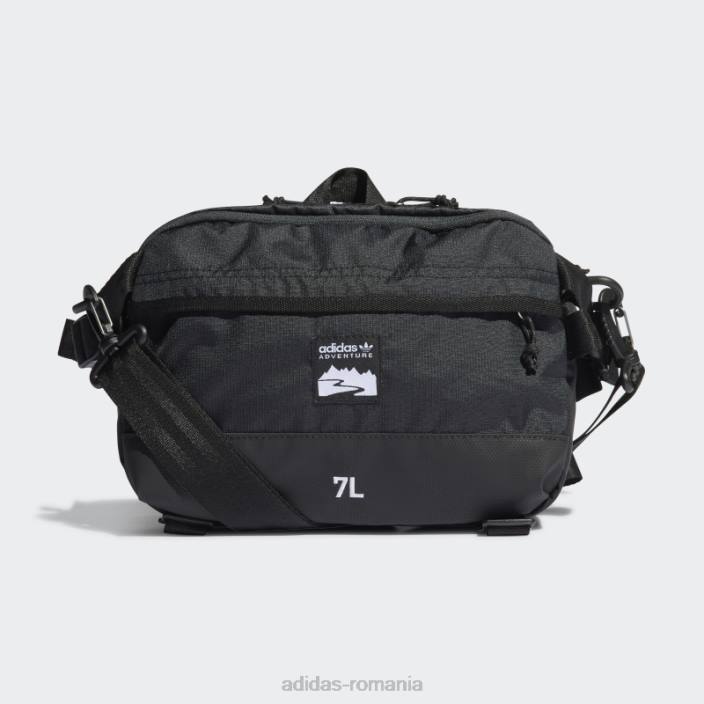 Adidas geanta de talie neagra hot adventure mare unisex negru 2JBN1930