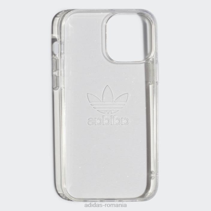 Adidas husă argintie fierbinte sau de protecție transparentă cu sclipici pentru iphone 13 pro max unisex argint 2JBN7728