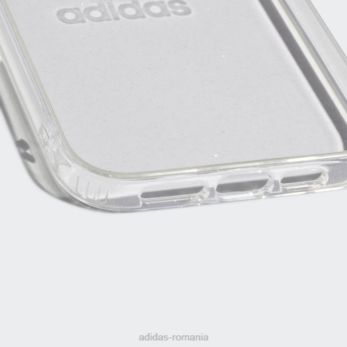 Adidas husă argintie fierbinte sau de protecție transparentă cu sclipici pentru iphone 13 pro max unisex argint 2JBN7728