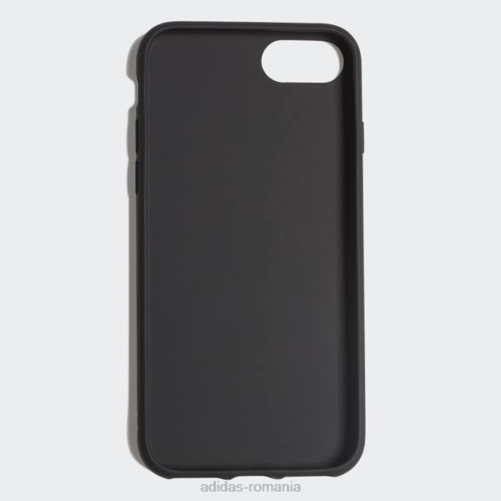 Adidas husă neagră cu logo de bază pentru iPhone 8 unisex alb negru 2JBN8236