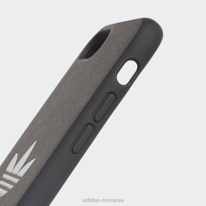 Adidas husă neagră cu logo de bază pentru iPhone 8 unisex alb negru 2JBN8236