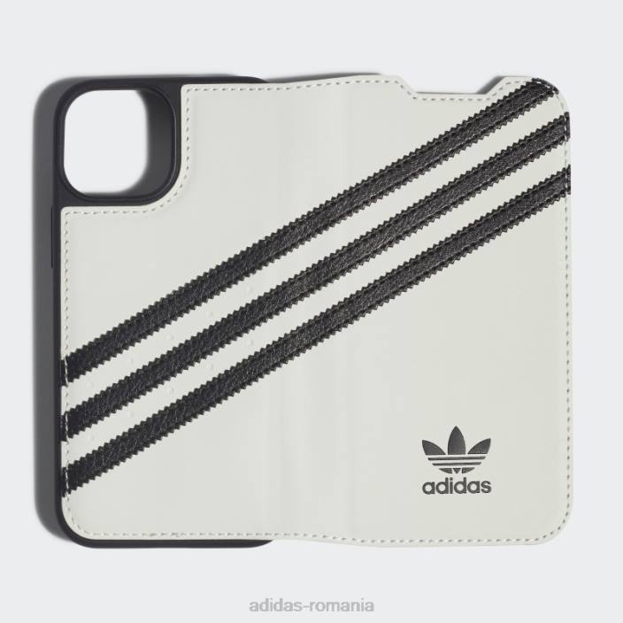 Adidas husa alba sau brosura pu pentru iphone 13/13 pro fierbinte unisex alb negru 2JBN7967