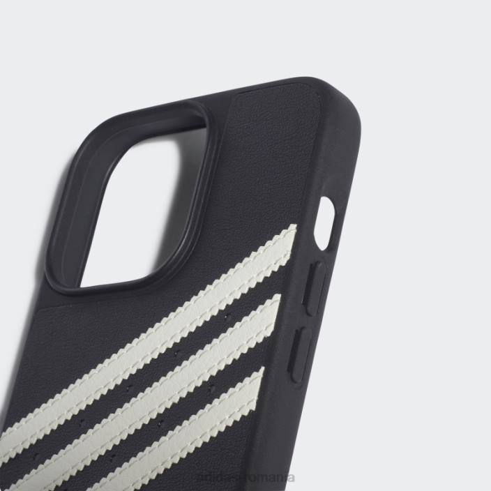 Adidas husa neagra sau mulata pu pentru iphone 13/13 pro fashion unisex alb negru 2JBN7741