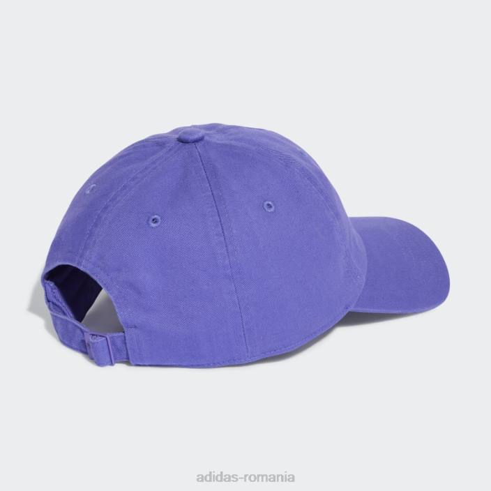 Adidas lila adicolor classics trefoil șapcă de baseball spălată cu pietre unisex liliac 2JBN15598