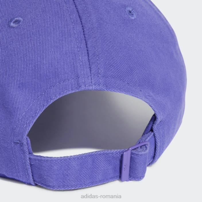 Adidas lila adicolor classics trefoil șapcă de baseball spălată cu pietre unisex liliac 2JBN15598