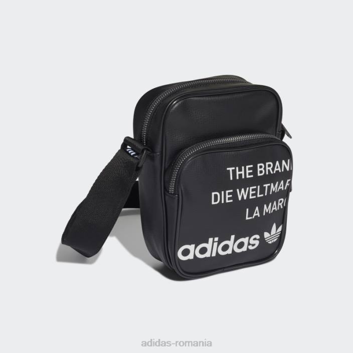 Adidas mini geanta vintage neagra unisex negru 2JBN8149
