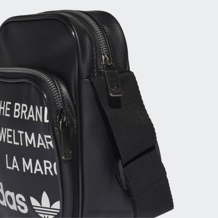 Adidas mini geanta vintage neagra unisex negru 2JBN8149