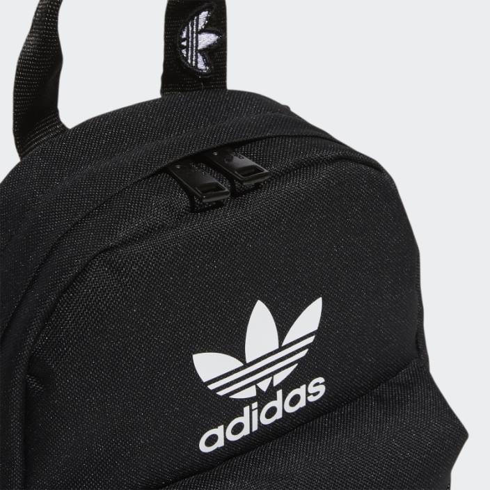 Adidas mini rucsac trefoil negru 2.0 unisex alb negru 2JBN8105