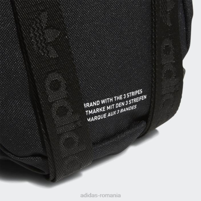 Adidas mini rucsac trefoil negru 2.0 unisex alb negru 2JBN8105
