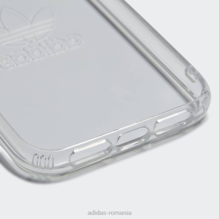 Adidas mod argintiu sau husă de protecție transparentă logo mare pentru iPhone 11 unisex argint 2JBN7972