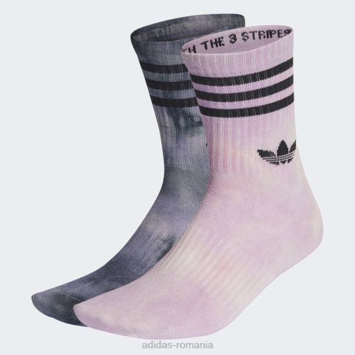 Adidas șosete batik roz grindă 2 perechi unisex fascicul roz/negru 2JBN7715