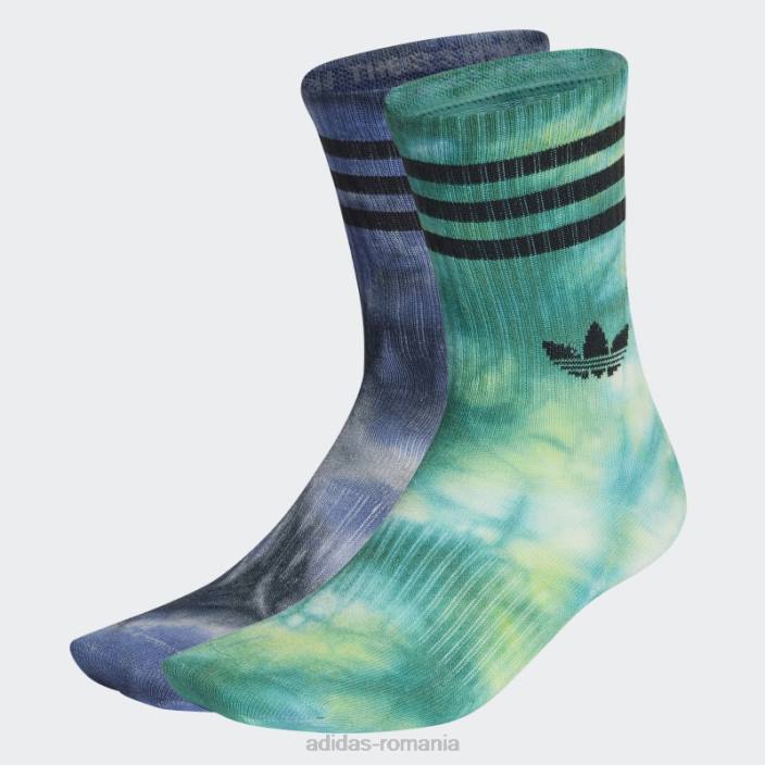 Adidas șosete batik verzi 2 perechi adidas unisex verde/negru 2JBN7695