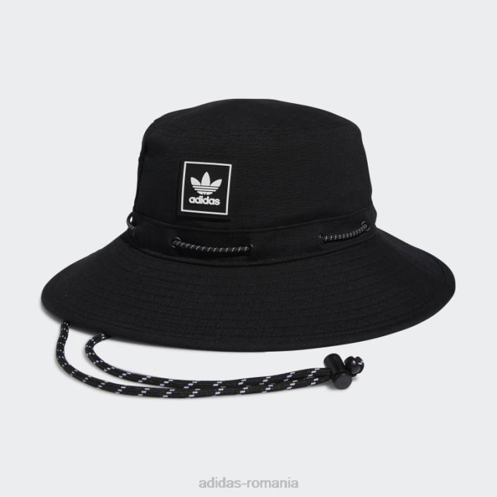 Adidas pălărie boonie neagră unisex alb negru 2JBN7592
