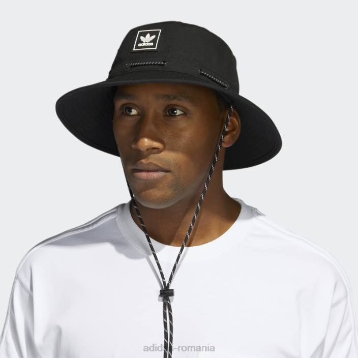 Adidas pălărie boonie neagră unisex alb negru 2JBN7592