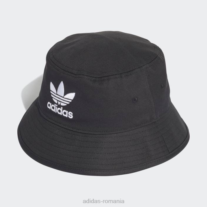 Adidas pălărie cu găleată trefoil adicolor negru adidas unisex alb negru 2JBN1884