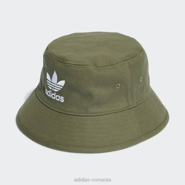 Adidas pălărie cu găleată trefoil olive unisex măsline 2JBN15601