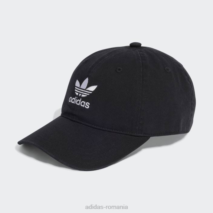 Adidas pălărie de baseball neagră adicolor classics trefoil stonewashed adidas unisex negru 2JBN7755