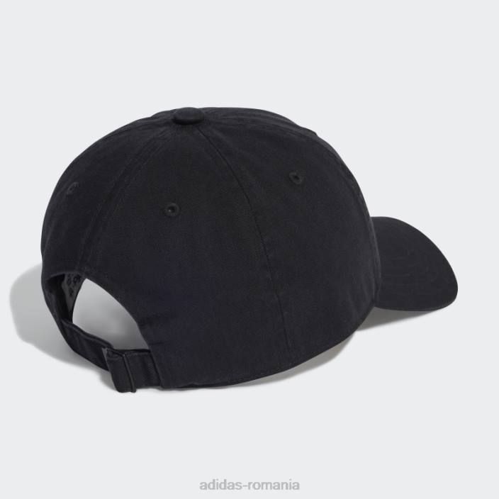 Adidas pălărie de baseball neagră adicolor classics trefoil stonewashed adidas unisex negru 2JBN7755