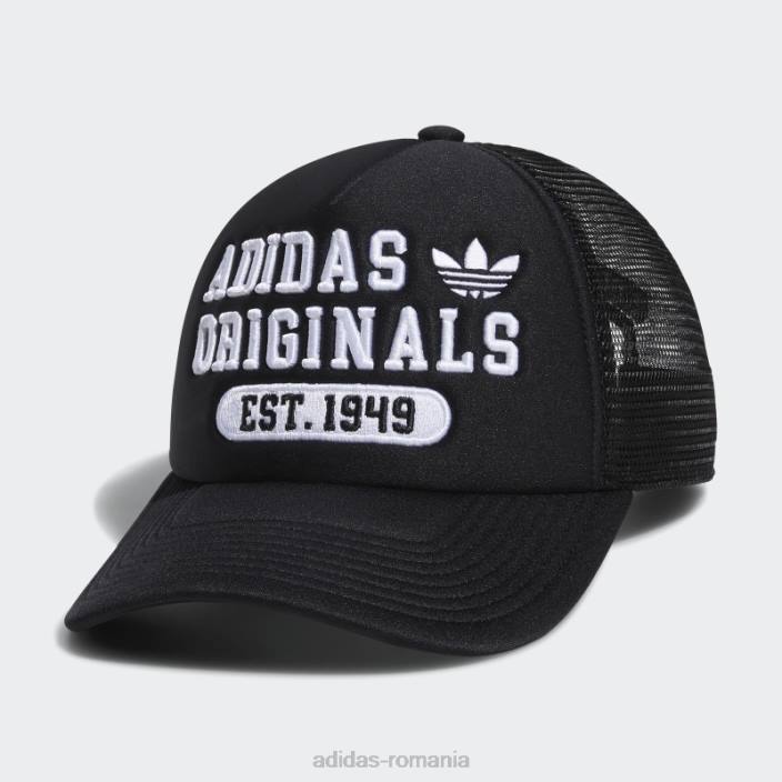 Adidas pălărie de camion neagră unisex alb negru 2JBN7814
