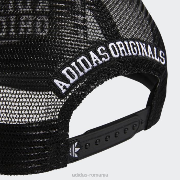 Adidas pălărie de camion neagră unisex alb negru 2JBN7814