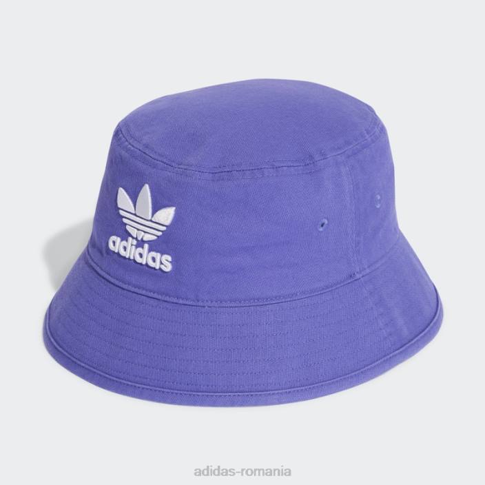 Adidas pălărie de găleată clasică adicolor spălată cu pietre liliac unisex liliac 2JBN15595