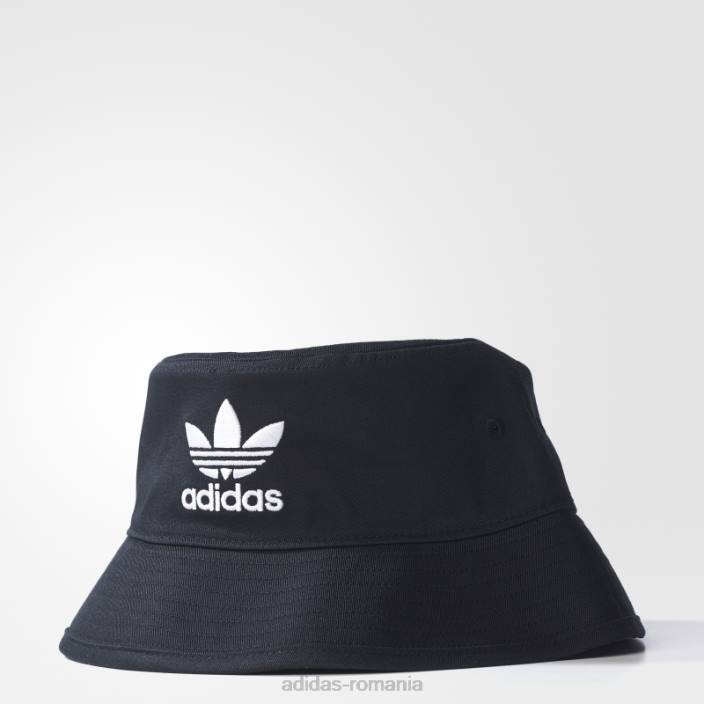 Adidas pălărie de găleată neagră unisex alb negru 2JBN7391