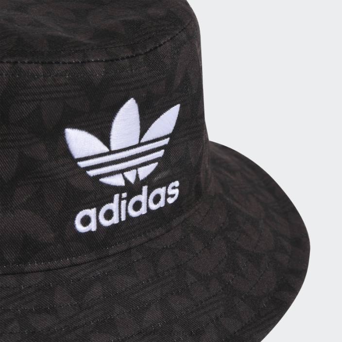 Adidas pălărie neagră cu imprimeu monogramă adidas unisex negru 2JBN7611
