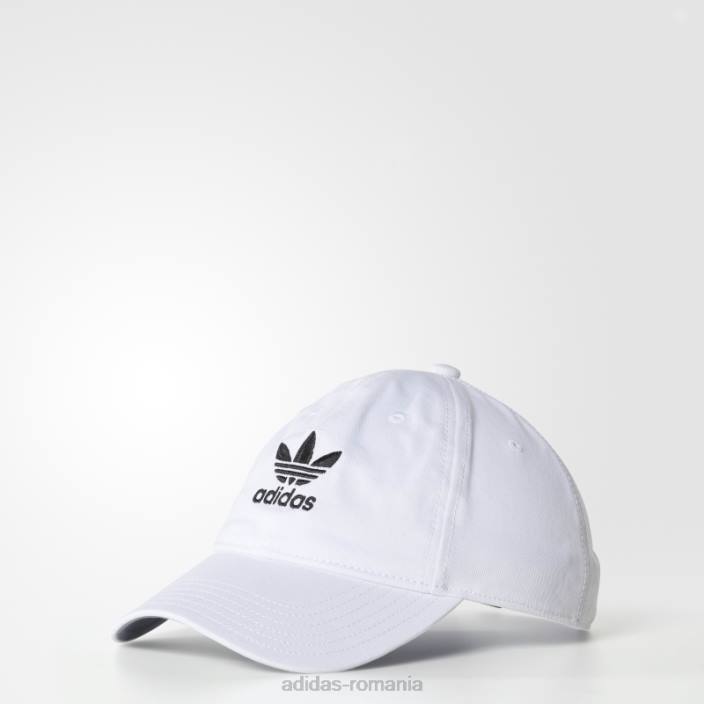 Adidas pălărie neagră relaxată cu bretele unisex alb negru 2JBN8063