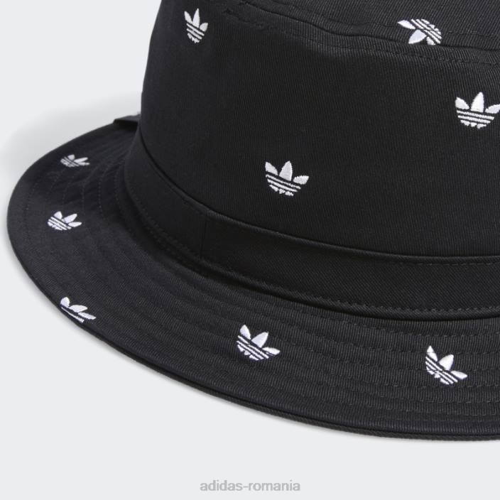 Adidas pălărie neagră tip trefoil cu imprimeu unisex negru 2JBN8164