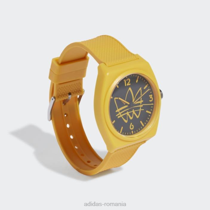 Adidas proiect două ceasuri de aur unisex auriu/negru 2JBN15763