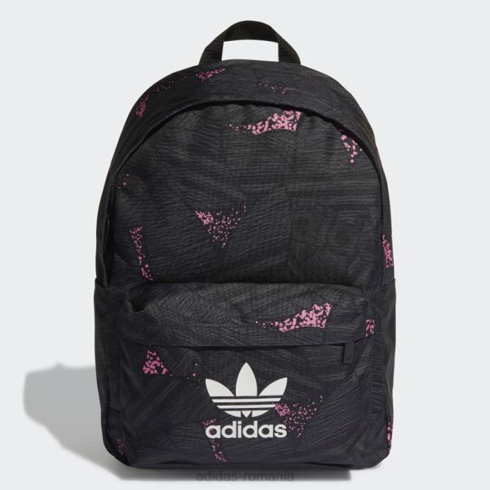 Adidas rucsac clasic rekive negru unisex negru/carbon/roz 2JBN8180