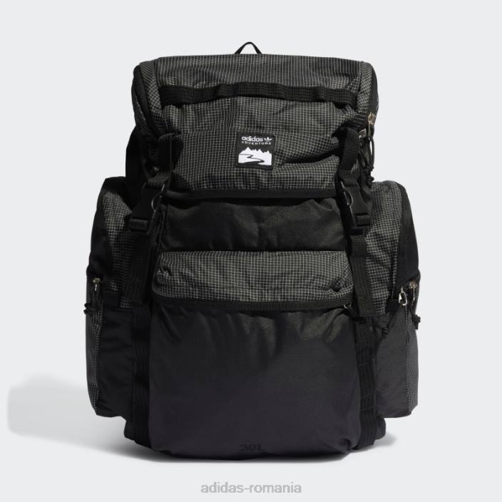 Adidas rucsac negru de aventură în toploader unisex negru 2JBN7727