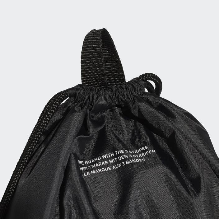 Adidas sac de gimnastică trefoil negru unisex negru 2JBN15706