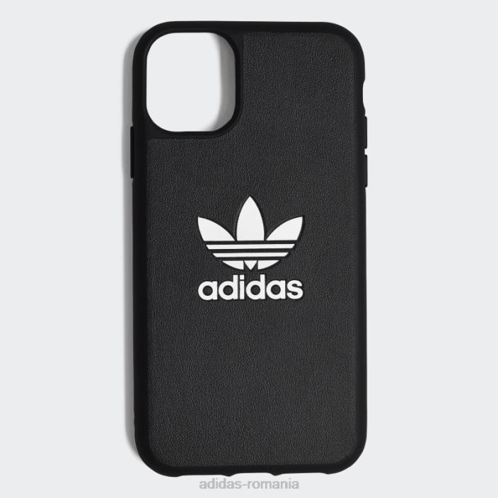 Adidas sau husa mulata basic pentru iphone 11 fashion neagra unisex alb negru 2JBN8234