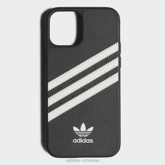 Adidas sau husa mulata pu pentru iphone 12 / 12 pro neagra moda unisex alb negru 2JBN7789