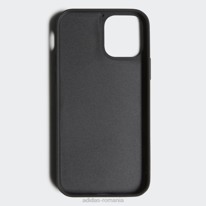 Adidas sau husa mulata pu pentru iphone 12 / 12 pro neagra moda unisex alb negru 2JBN7789