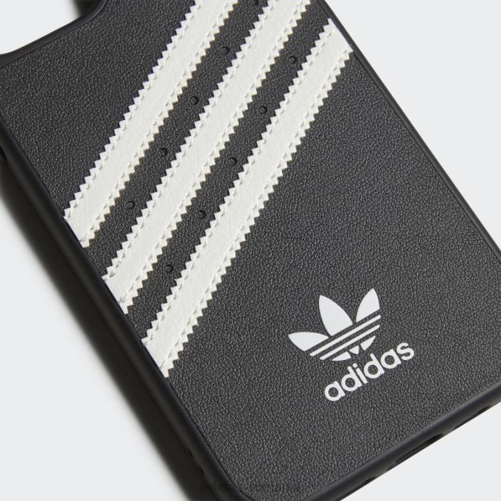 Adidas sau husa mulata pu pentru iphone 12 / 12 pro neagra moda unisex alb negru 2JBN7789