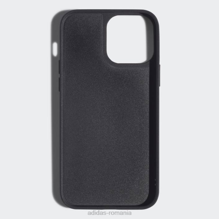 Adidas sau husa mulata pu pentru iphone 13 pro max hot black unisex alb negru 2JBN7748