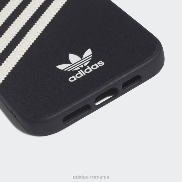 Adidas sau husa mulata pu pentru iphone 13 pro max hot black unisex alb negru 2JBN7748