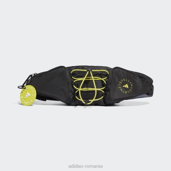 Adidas de stella mccartney bum geantă neagră fierbinte unisex negru/galben acid 2JBN3302