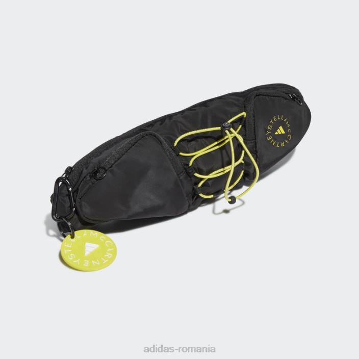 Adidas de stella mccartney bum geantă neagră fierbinte unisex negru/galben acid 2JBN3302