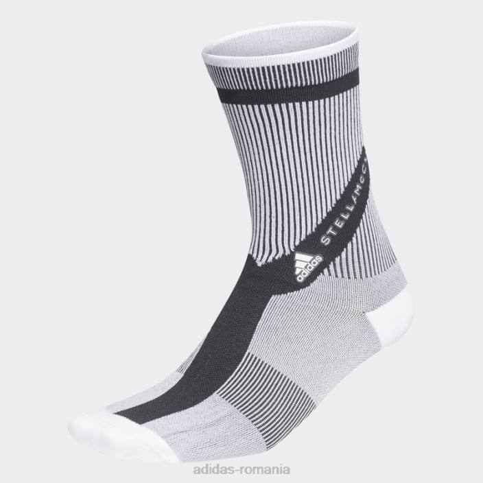 Adidas de stella mccartney crew socks fashion alb unisex alb negru 2JBN3268