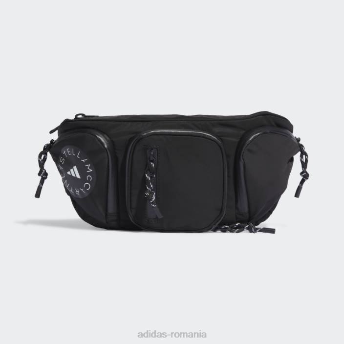 Adidas geantă neagră de stella mccartney fierbinte unisex alb negru 2JBN10892