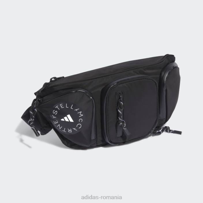 Adidas geantă neagră de stella mccartney fierbinte unisex alb negru 2JBN10892
