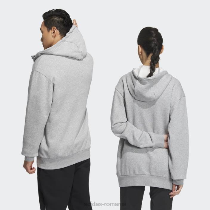 Adidas jachetă din tricot gri mediu (neutru de gen) adidas unisex gri mediu 2JBN13755