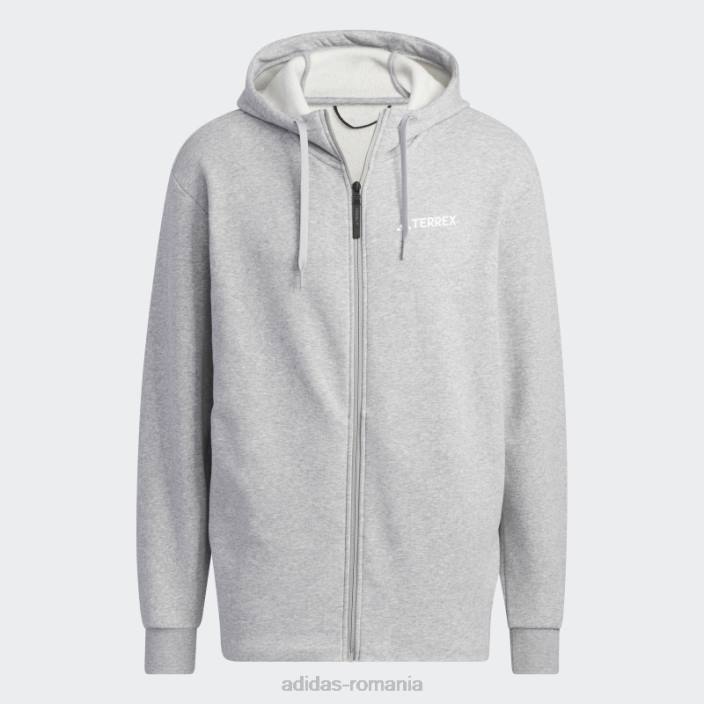 Adidas jachetă din tricot gri mediu (neutru de gen) adidas unisex gri mediu 2JBN13755