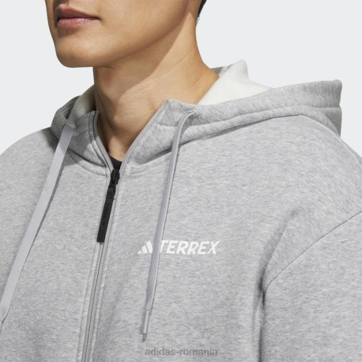 Adidas jachetă din tricot gri mediu (neutru de gen) adidas unisex gri mediu 2JBN13755